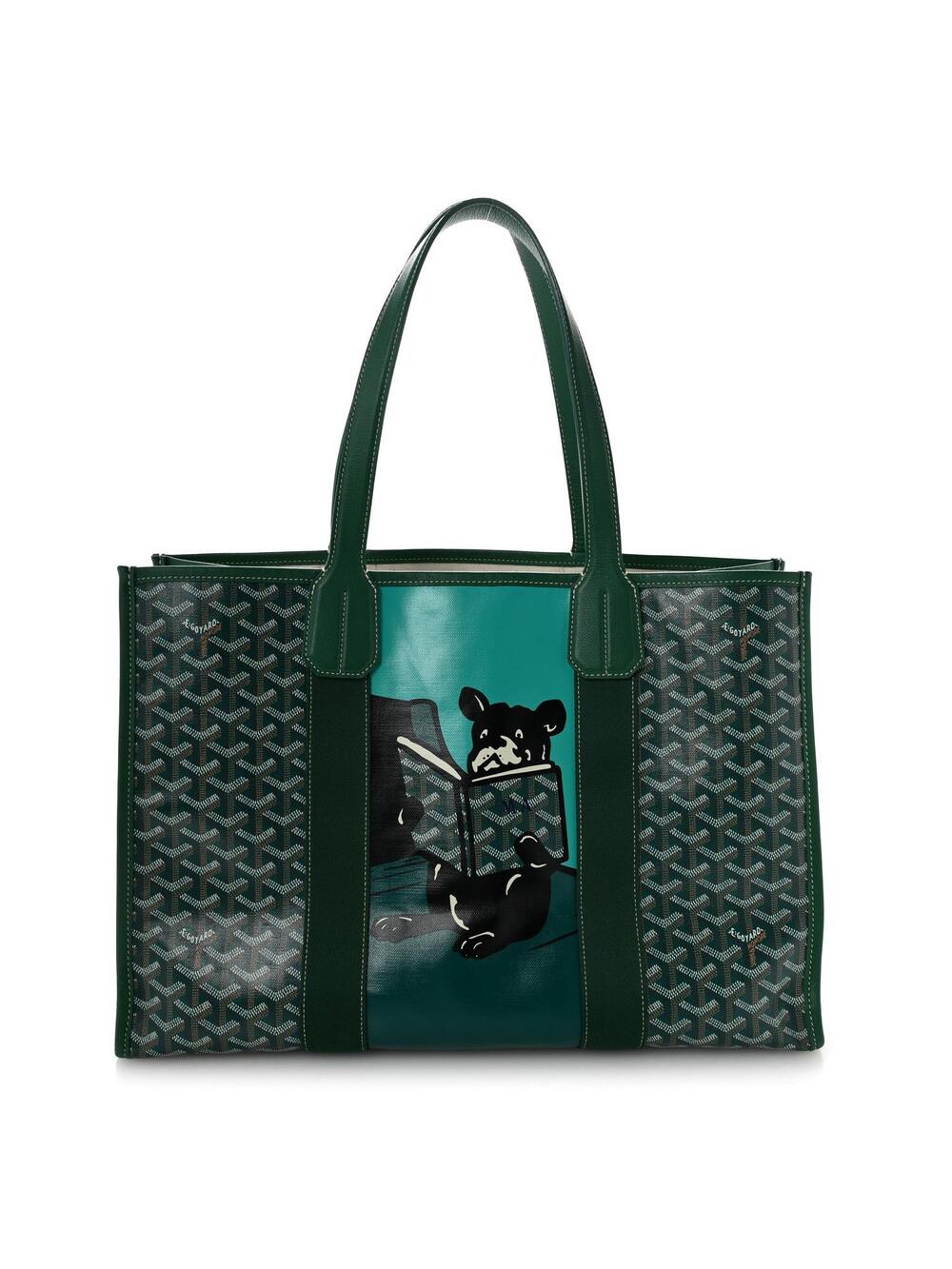 Goyardine Villette Tote Green #341072G31B